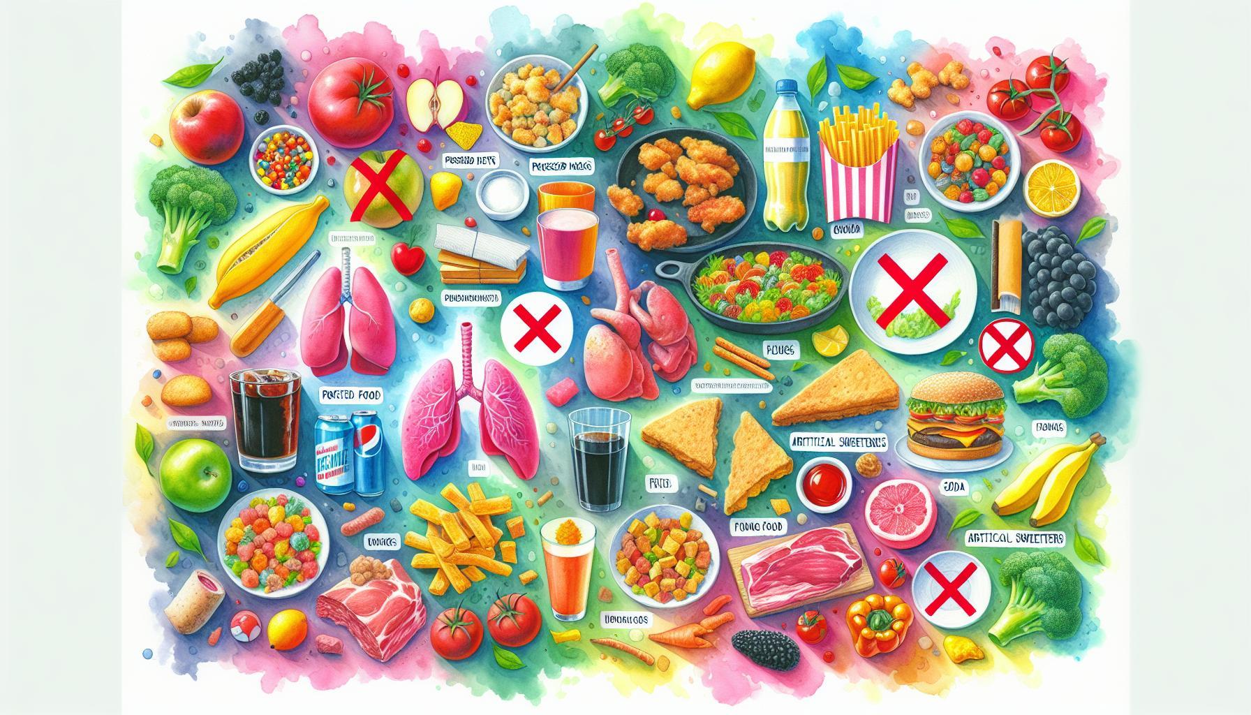 5 Foods to Avoid for Better Lung Health: Improve Your Respiratory System with These Dietary Adjustments