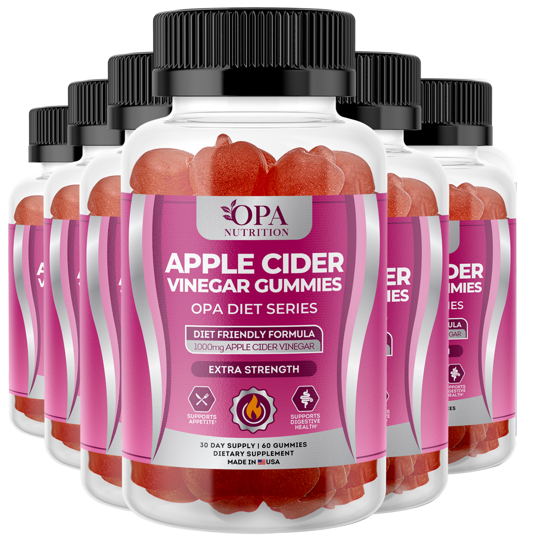 OPA Diet Apple Cider Vinegar B12 Gummies – 60ct