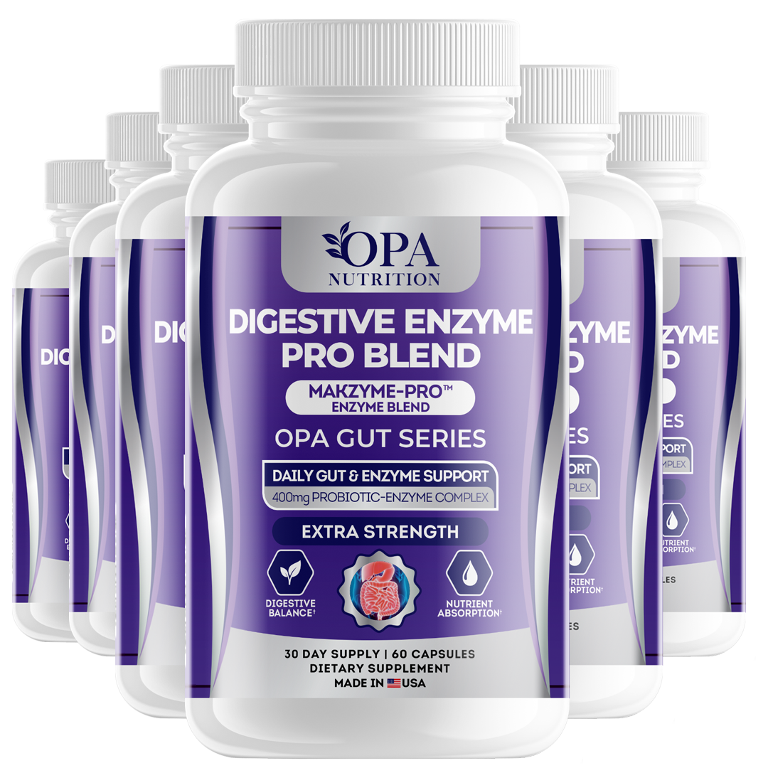 OPA Gut Digestive Enzyme & Probiotic Complex – 60ct
