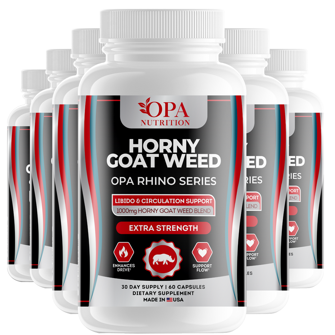 OPA Rhino Horny Goat Weed Energy & Vitality Blend – 60ct
