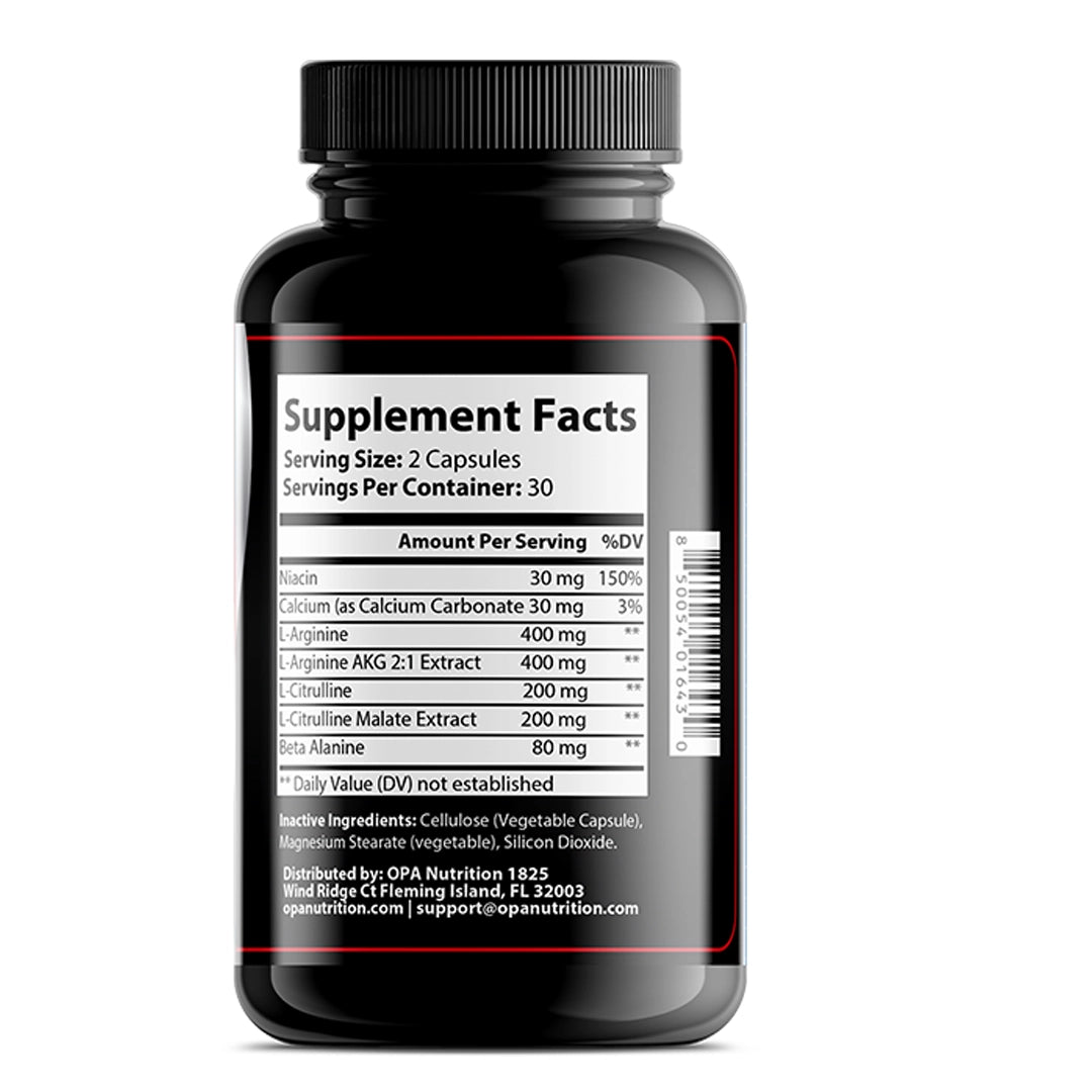 OPA Rhino L-Arginine Complex Performance Capsules – 60ct