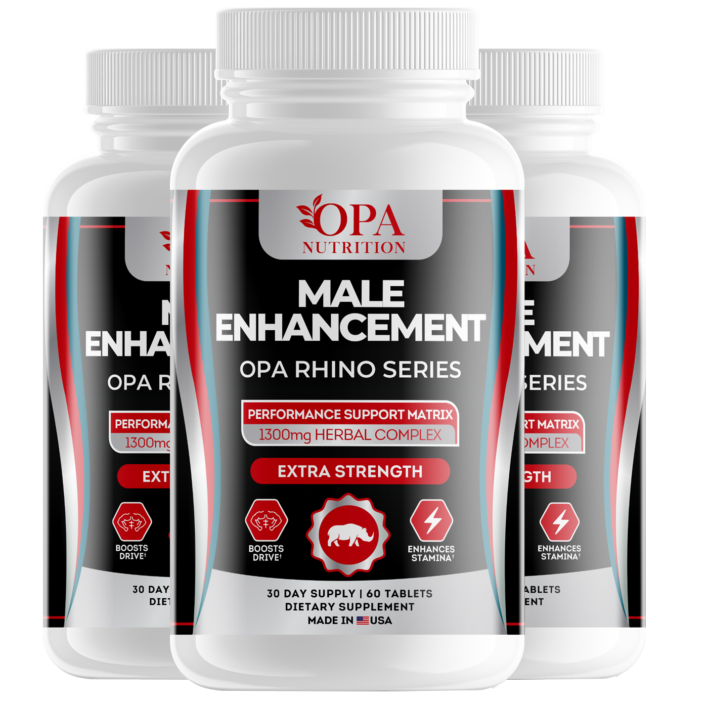 OPA Rhino Performance & Vitality Support for Men – 60ct