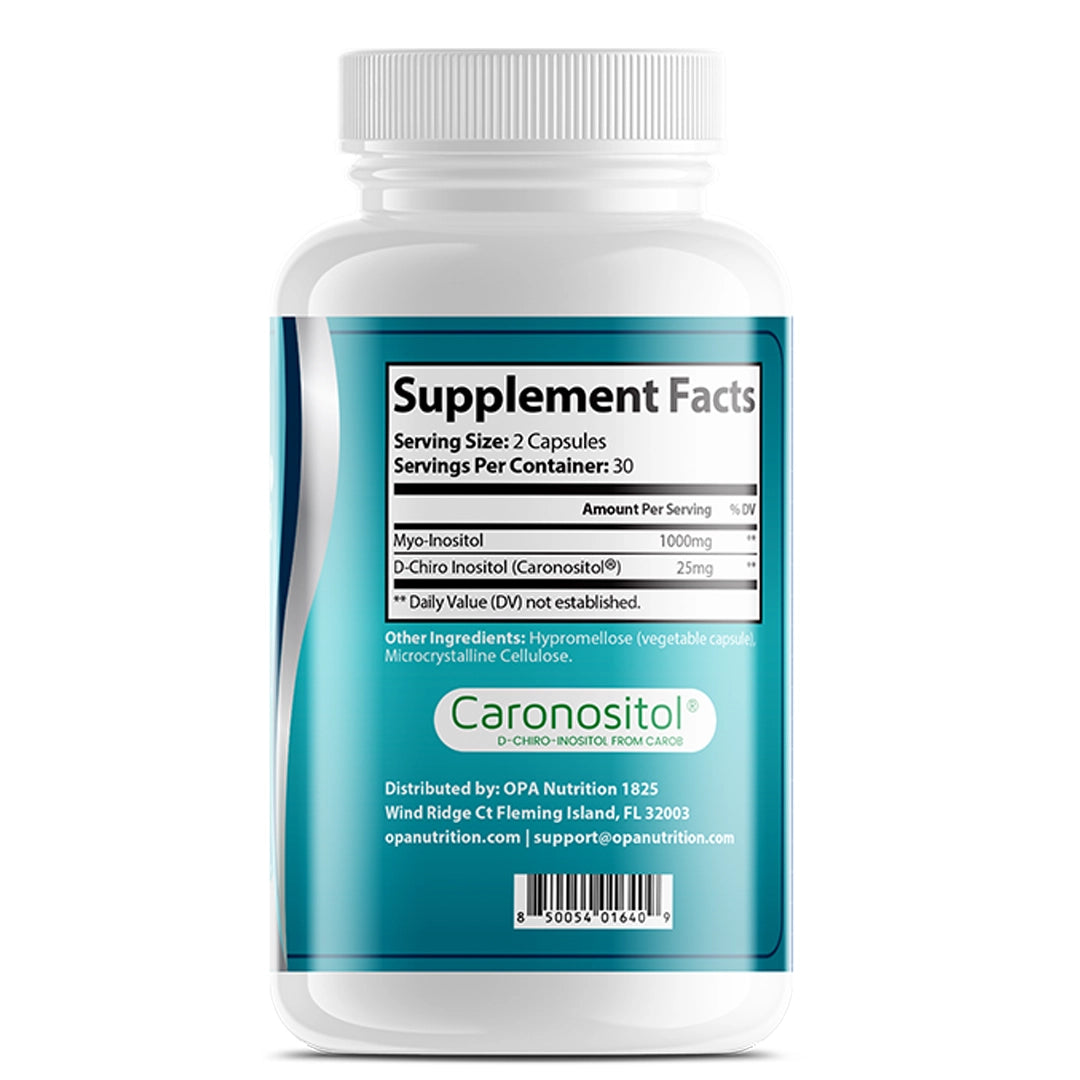 MYO-Inositol & D-Chiro Inositol Plus Routine Support for Intermittent Fasting - Plant Based, 60 Capsules