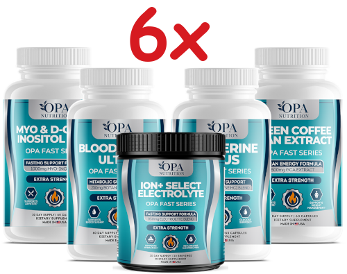 OPA Fast Series 180 Day – Intermittent Fasting Support Supplement Bundles