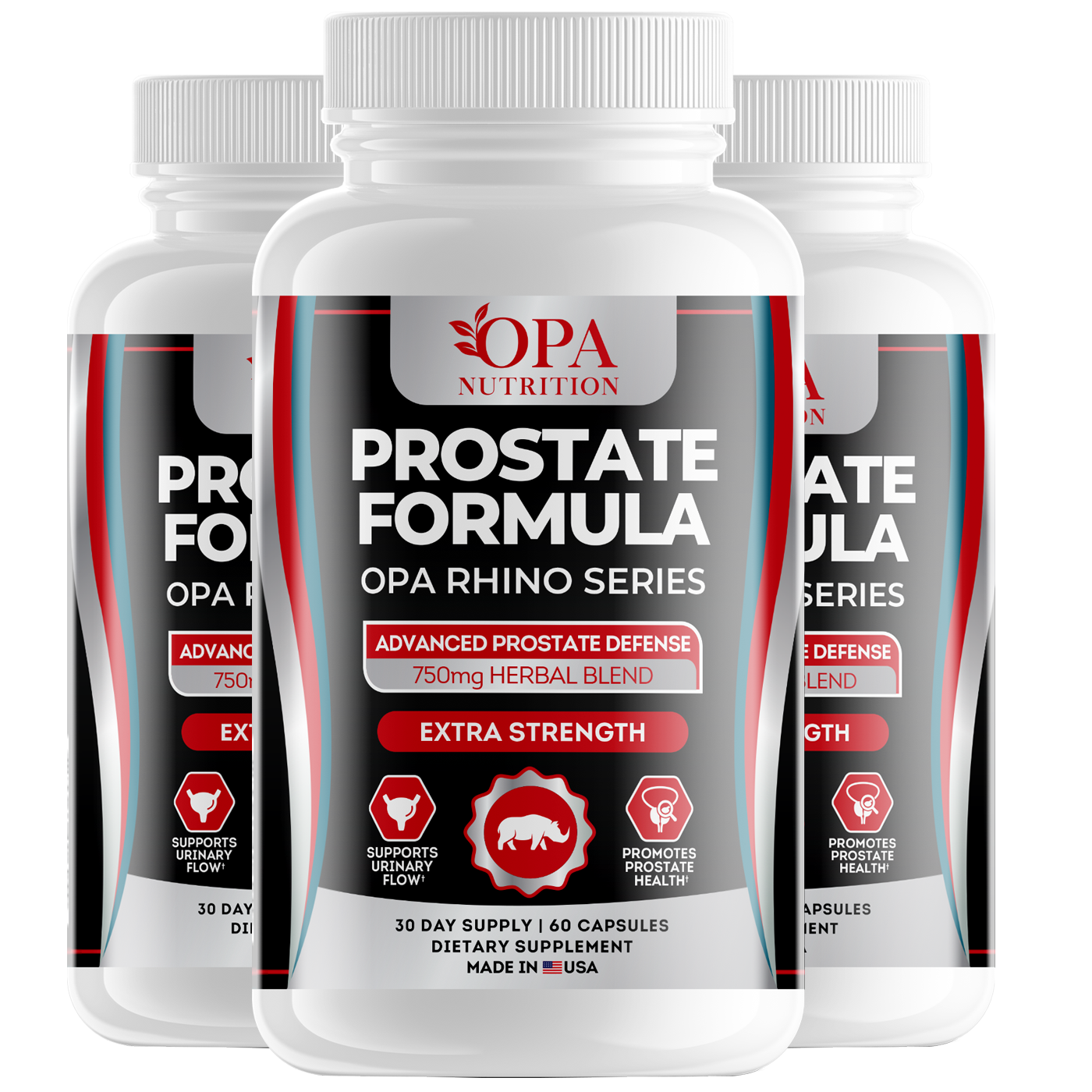 OPA Rhino Prostate Support Saw Palmetto Formula – 60ct