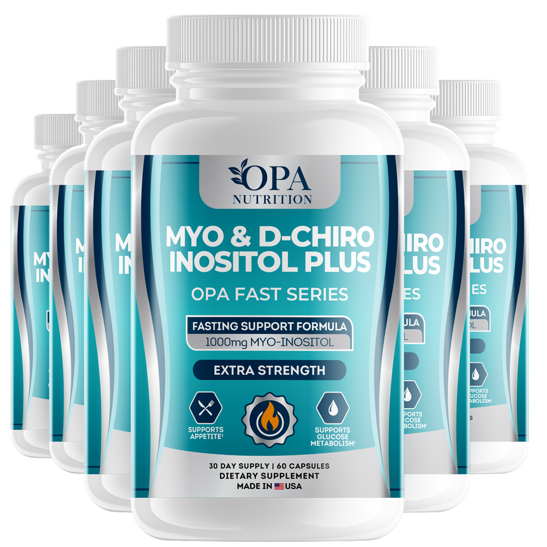 OPA Fast Myo-Inositol & D-Chiro – Routine Support for Intermittent Fasting & Metabolic Balance, Plant-Based, 60ct