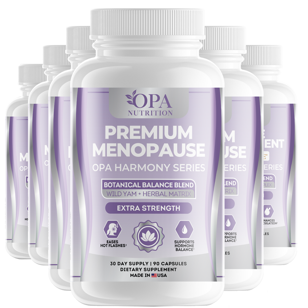 OPA Harmony Menopause Support – Daily Formula for Hormonal Balance, Energy & Wellness, 90ct