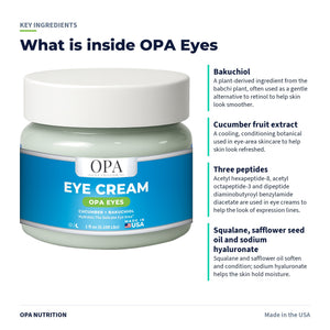 OPA Eyes Eye Cream key ingredients