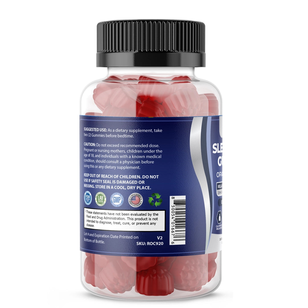 OPA Nutrition Sleep Well Gummies – Relaxation Support Blend, 2 mg Melatonin, 60 Gummies