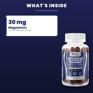 OPA Nutrition Magnesium Glycinate Gummies key ingredients: magnesium glycinate