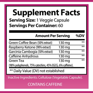 OPA Nutrition Metabolic Blend Supplement Facts panel showing serving size and amounts per serving