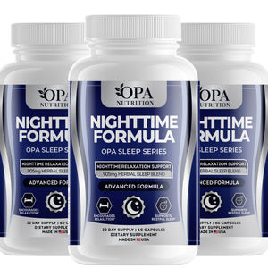 OPA Nutrition Nighttime Formula capsules, 3-pack of bottles