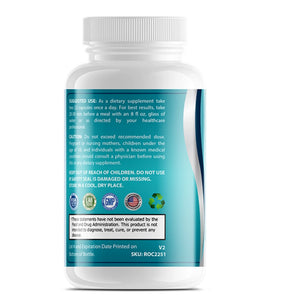 Back label of OPA Nutrition Berberine Plus Fast Series supplement bottle showing suggested use information