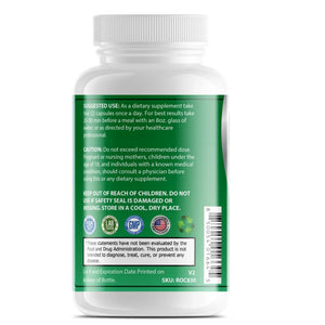 Suggested use, caution, storage instructions, and FDA disclaimer label for OPA Nutrition Platinum Turmeric supplement