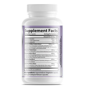 Supplement Facts label on OPA Nutrition Premium Menopause Harmony Series supplement bottle