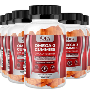 OPA Nutrition Omega-3 Gummies, 6-pack of bottles