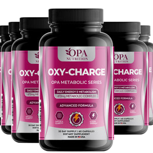 OPA Nutrition Oxy-Charge capsules, 6-pack of bottles