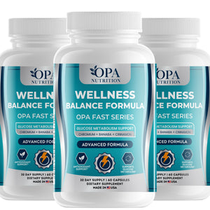 OPA Nutrition Wellness Balance Formula veggie capsules, 3-pack of bottles