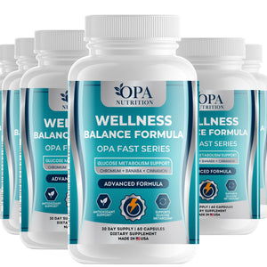 OPA Nutrition Wellness Balance Formula veggie capsules, 6-pack of bottles