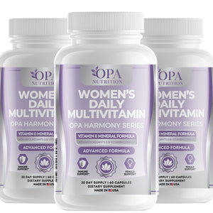 OPA Nutrition Women's Daily Multivitamin capsules, 3-pack of bottles