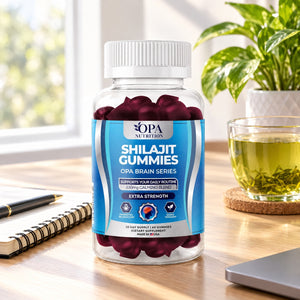 OPA Shilajit Gummies with Ashwagandha, 60 gummies