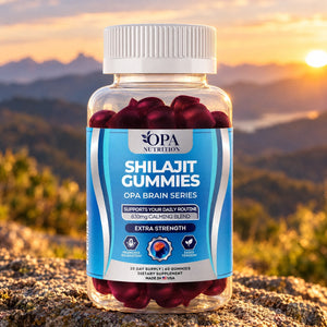 OPA Shilajit Gummies with Ashwagandha, 60 gummies