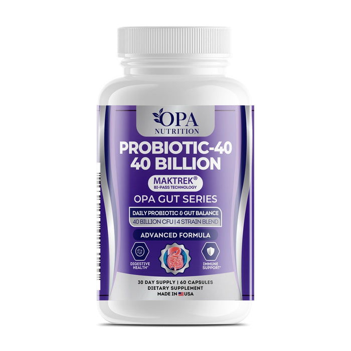 OPA Probiotic-40 capsules bottle