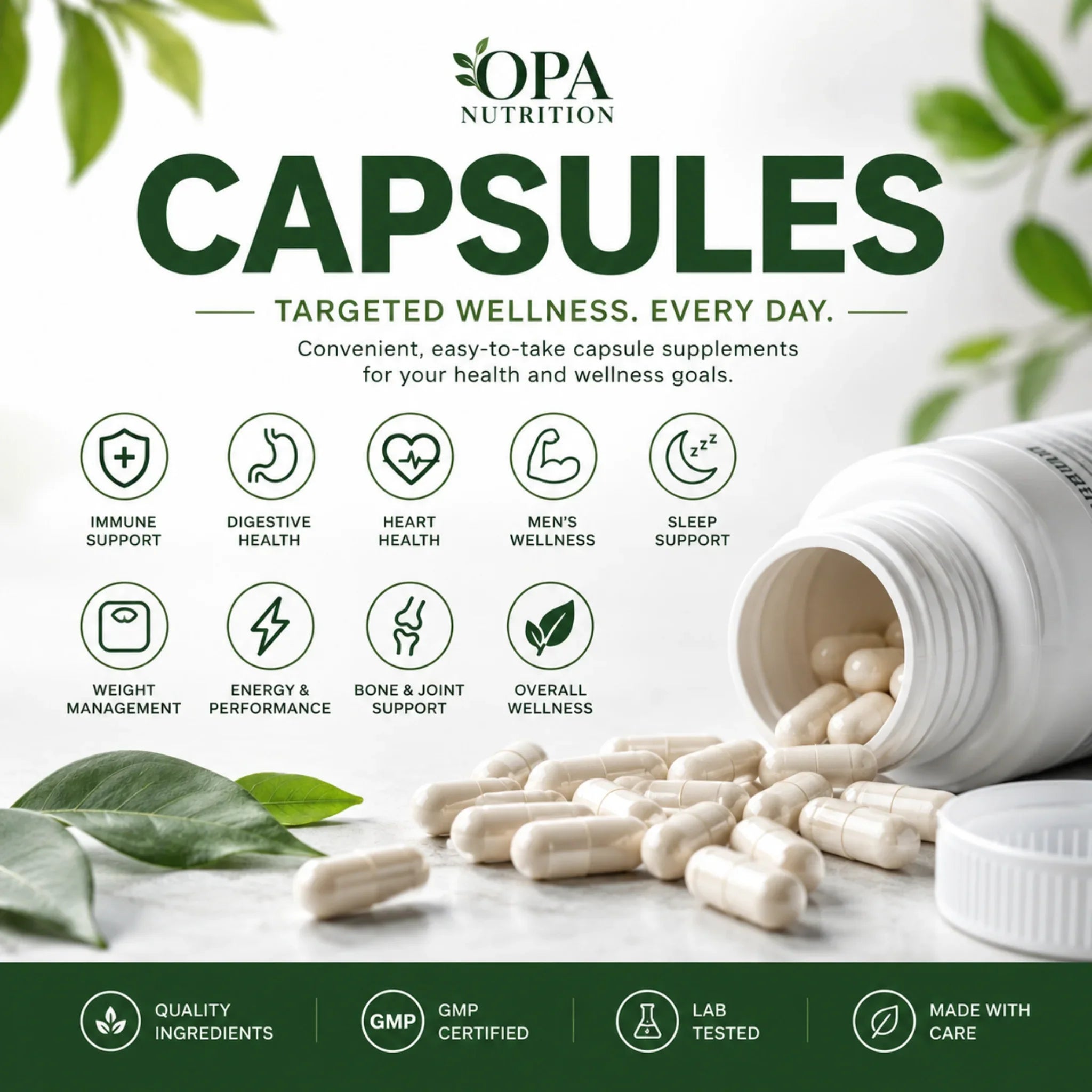 OPA Nutrition Capsules Collection