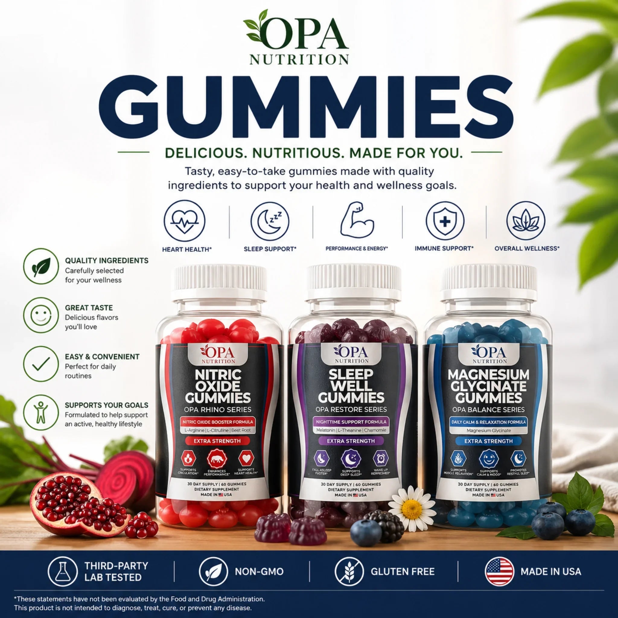 OPA Nutrition Gummies Collection