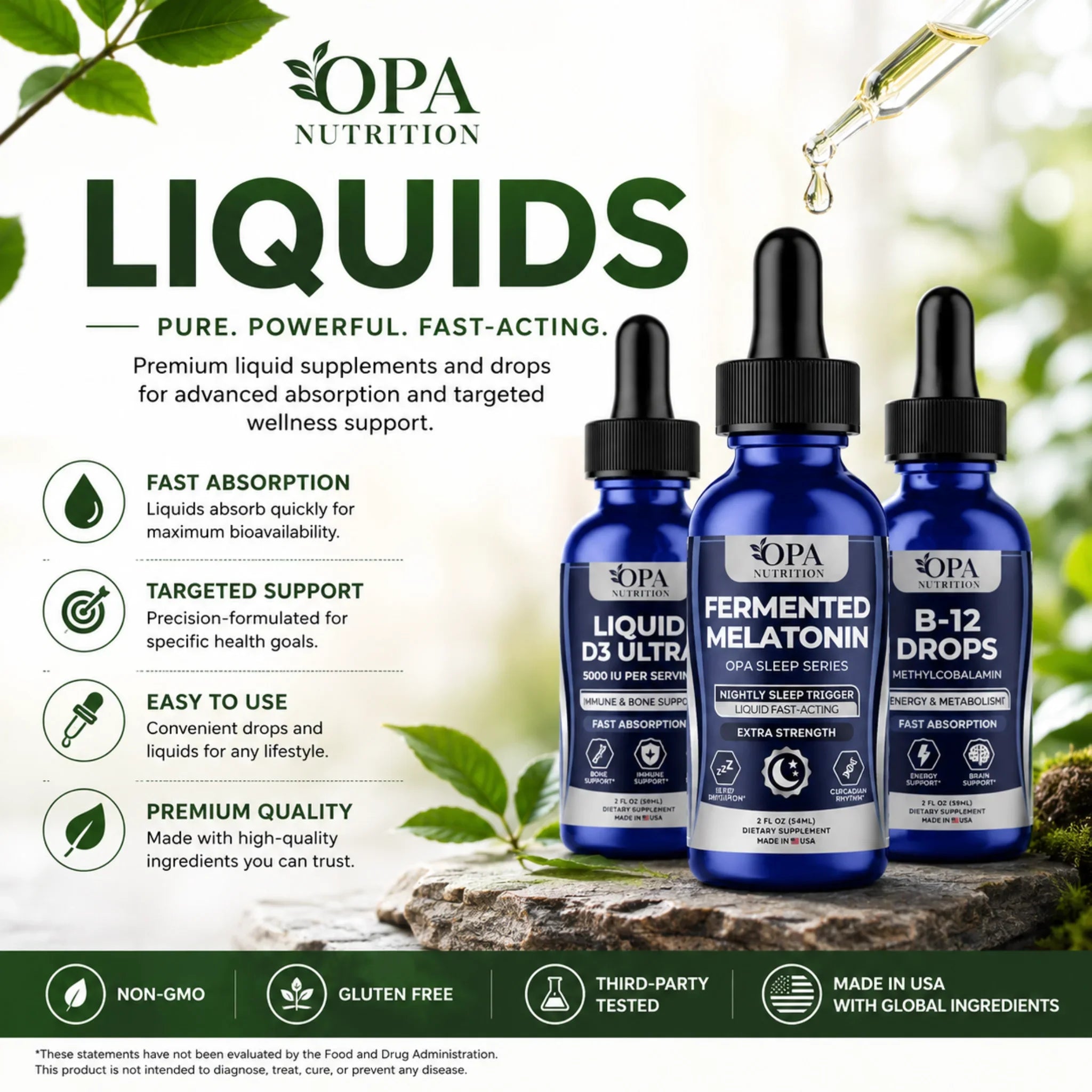 OPA Nutrition Liquids Collection