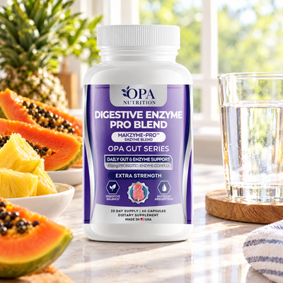 Digestive Enzyme Pro Blend – Gut Balance, Digestive & Nutrient Absorption Support, 60 Vegg - lifestyle image 1 [opa-gen]