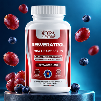 Resveratrol – Antioxidant, Cellular Wellness & Healthy Aging Support, 600 mg, 30 Veggie Ca - lifestyle image 3 [opa-gen]