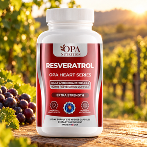 Resveratrol – Antioxidant, Cellular Wellness & Healthy Aging Support, 600 mg, 30 Veggie Ca - lifestyle image 4 [opa-gen]