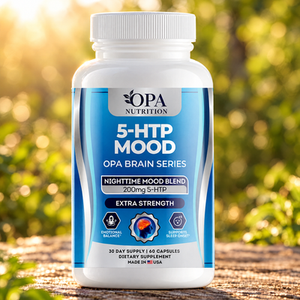 5-HTP Mood – Nighttime Mood, Relaxation & Sleep Onset Support with 5-HTP and Calcium, 60 C - lifestyle image 4 [opa-gen]
