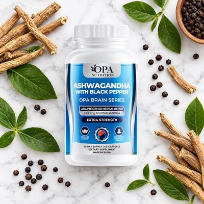 Ashwagandha with Black Pepper – Relaxation, Balance & Daily Wellness Support, 60 Veggie Ca - lifestyle image 2 [opa-gen]