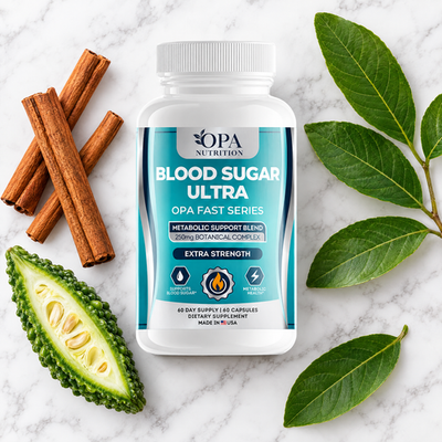 Fast Blood Sugar Ultra – Metabolic Support & Botanical Complex, 60ct - lifestyle image 2 [opa-gen]