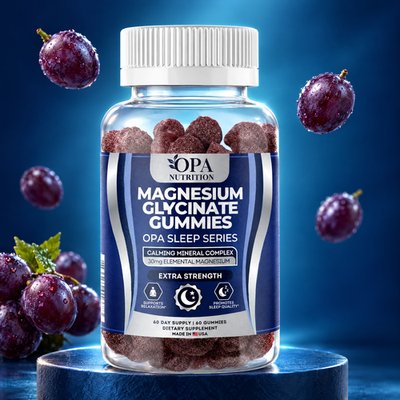 Magnesium Glycinate Gummies – Relaxation, Sleep Quality & Nightly Wellness Support, 60 Gum - lifestyle image 3 [opa-gen]