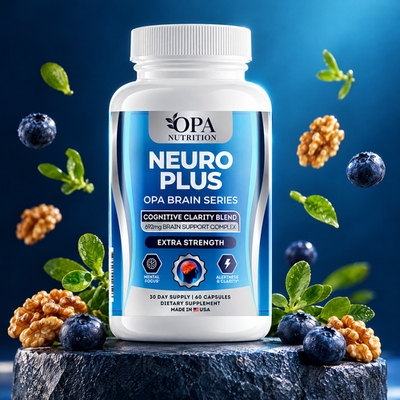 Neuro Plus – Cognitive Clarity, Mental Focus & Alertness Support with Bacopa, DMAE & Green - lifestyle image 3 [opa-gen]
