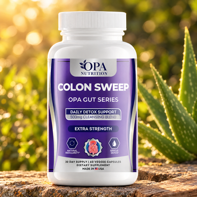 Colon Sweep – Digestive Regularity, Fiber & Cleansing Support with Psyllium, Aloe Vera & R - lifestyle image 4 [opa-gen]
