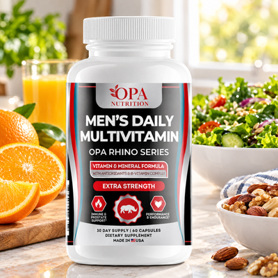 Men’s Daily Multivitamin – Immune, Energy & Prostate Support with B-Vitamins, Antioxidants - lifestyle image 1 [opa-gen]