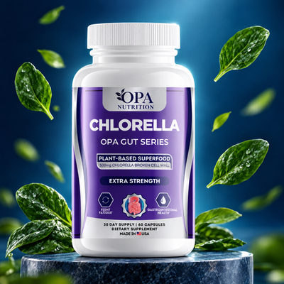 Chlorella – Plant-Based Superfood, Digestive & Daily Wellness Support, 60 Veggie Capsules - lifestyle image 3 [opa-gen]