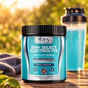Fast ION+ Electrolytes – Hydration Support with Magnesium, Coconut Water & B12, Fasting-Fr - lifestyle image 4 [opa-gen]