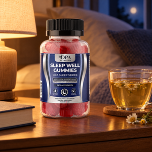 Sleep Well Gummies – Relaxation, Sleep Quality & Nightly Wellness Support with Melatonin,  - lifestyle image 1 [opa-gen]