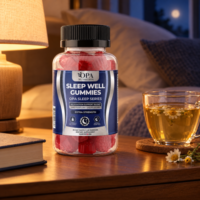 Sleep Well Gummies – Relaxation, Sleep Quality & Nightly Wellness Support with Melatonin,  - lifestyle image 1 [opa-gen]