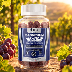 Magnesium Glycinate Gummies – Relaxation, Sleep Quality & Nightly Wellness Support, 60 Gum - lifestyle image 4 [opa-gen]