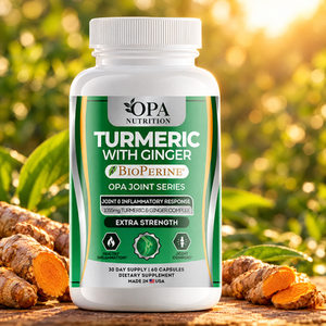 Turmeric with Ginger – Joint Comfort, Mobility & Antioxidant Support with BioPerine, 60 Ve - lifestyle image 4 [opa-gen]