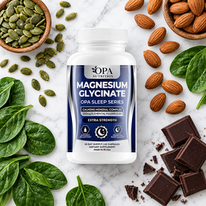 Magnesium Glycinate 250 mg – Calming Sleep & Relaxation Support, 60 Capsules - lifestyle image 2 [opa-gen]