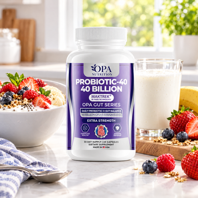 Probiotic-40 – Digestive Health, Gut Balance & Immune Support with 40 Billion CFU, 60 Caps - lifestyle image 1 [opa-gen]