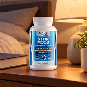 5-HTP Mood – Nighttime Mood, Relaxation & Sleep Onset Support with 5-HTP and Calcium, 60 C - lifestyle image 1 [opa-gen]