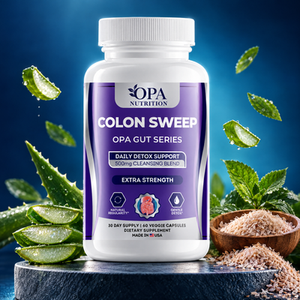 Colon Sweep – Digestive Regularity, Fiber & Cleansing Support with Psyllium, Aloe Vera & R - lifestyle image 3 [opa-gen]